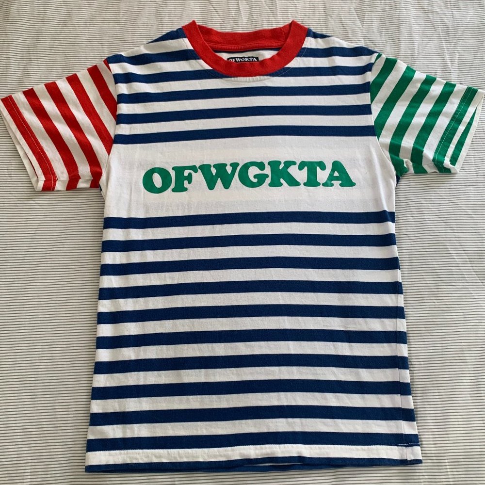 ODD FUTURE OFWGKTA Striped T-shirt Mens Small